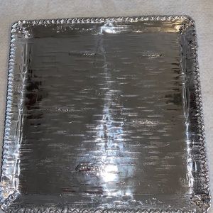 Mariposa hand crafted highly polished serving tray